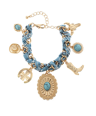 Western Charm Scarf Bracelet