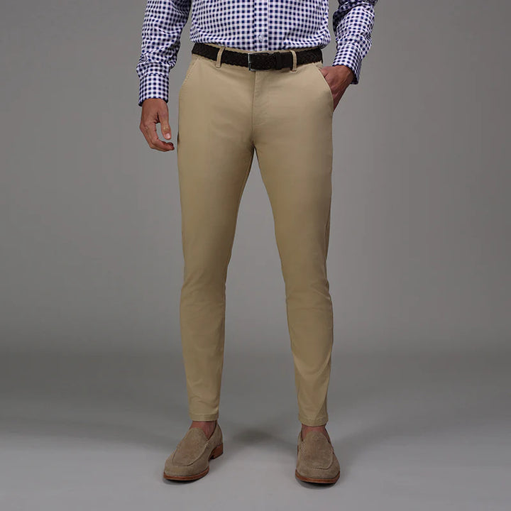 Cotton Stretch Pants beige 