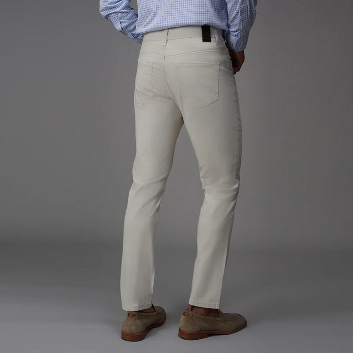 Collars &amp; Co. CEO Chino Five Pocket Cotton Stretch Pants- Stone