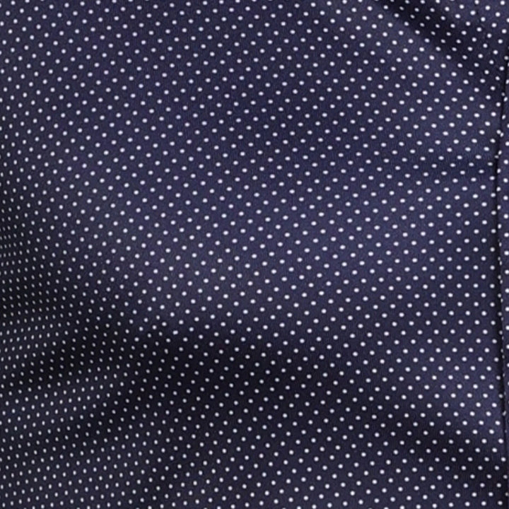 Collars &amp; Co. Quattro Flex Dress Shirt with Semi-Spread Collar Midnight Micro Dot