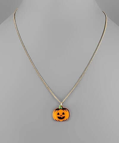 Laughing Pumpkin Necklace