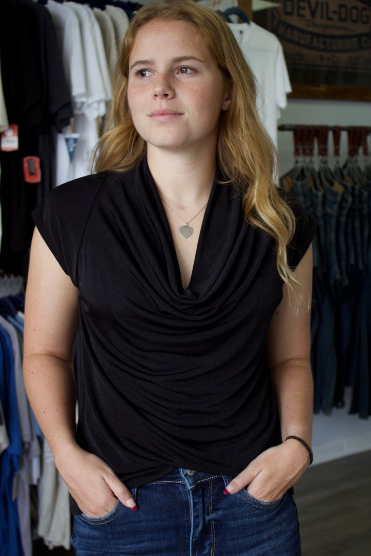 The Callie Drape Top