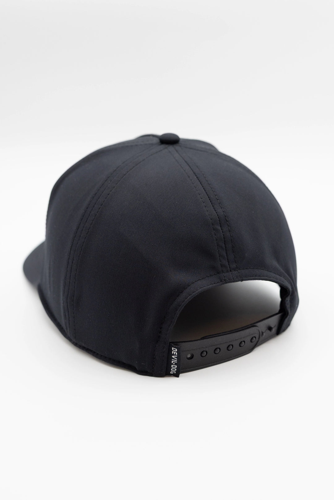 5 Panel Golf Hat-Black