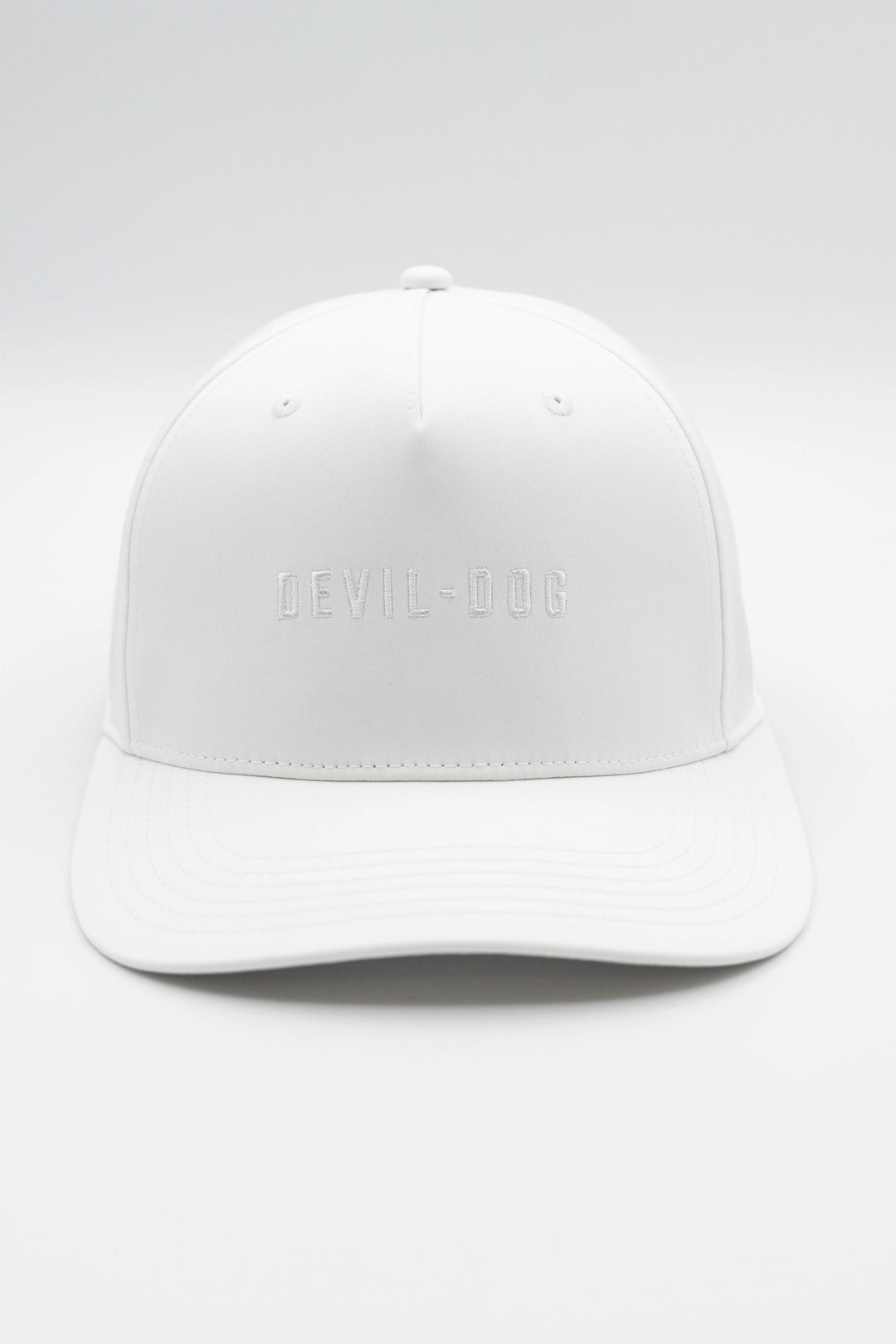 5 Panel Golf Hat-White