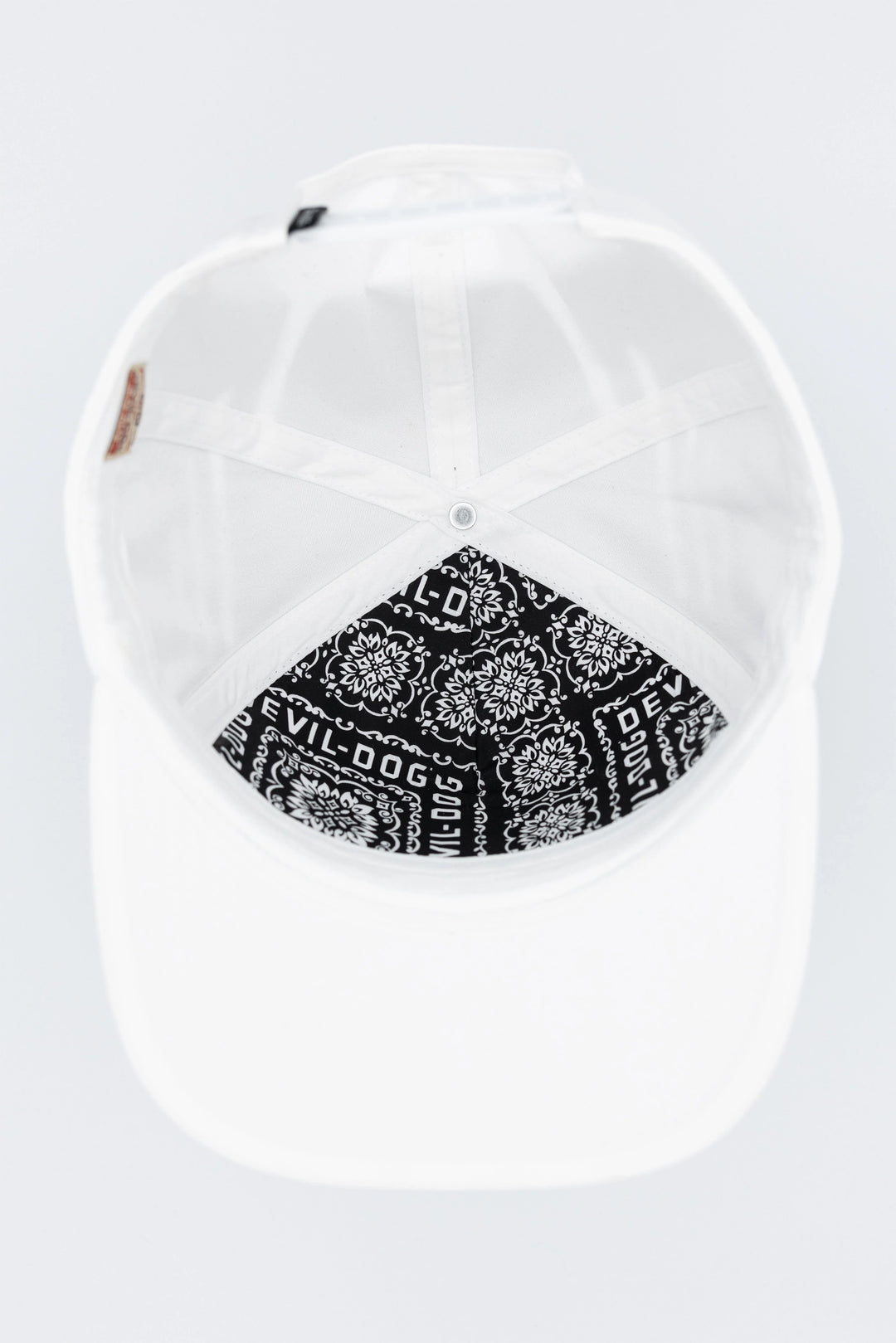 5 Panel Golf Hat-White