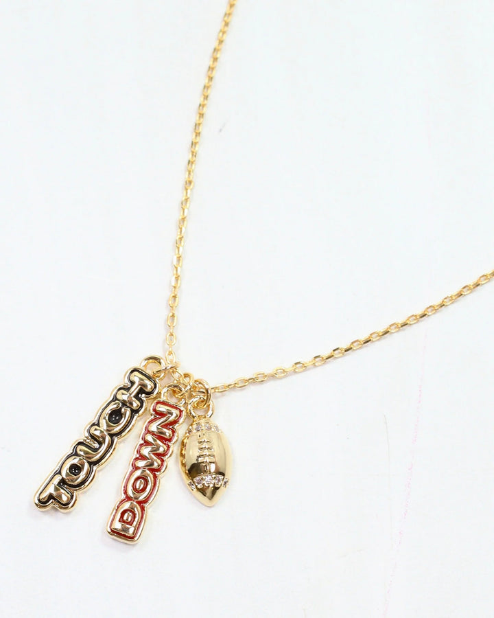 Enamel Touch Down Necklace