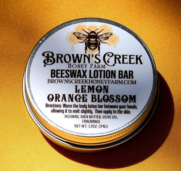 Browns Creek Honey Farm Beeswax Lotion Bar