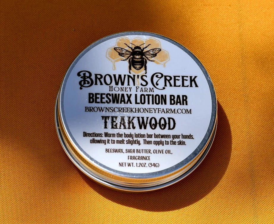 Browns Creek Honey Farm Beeswax Lotion Bar
