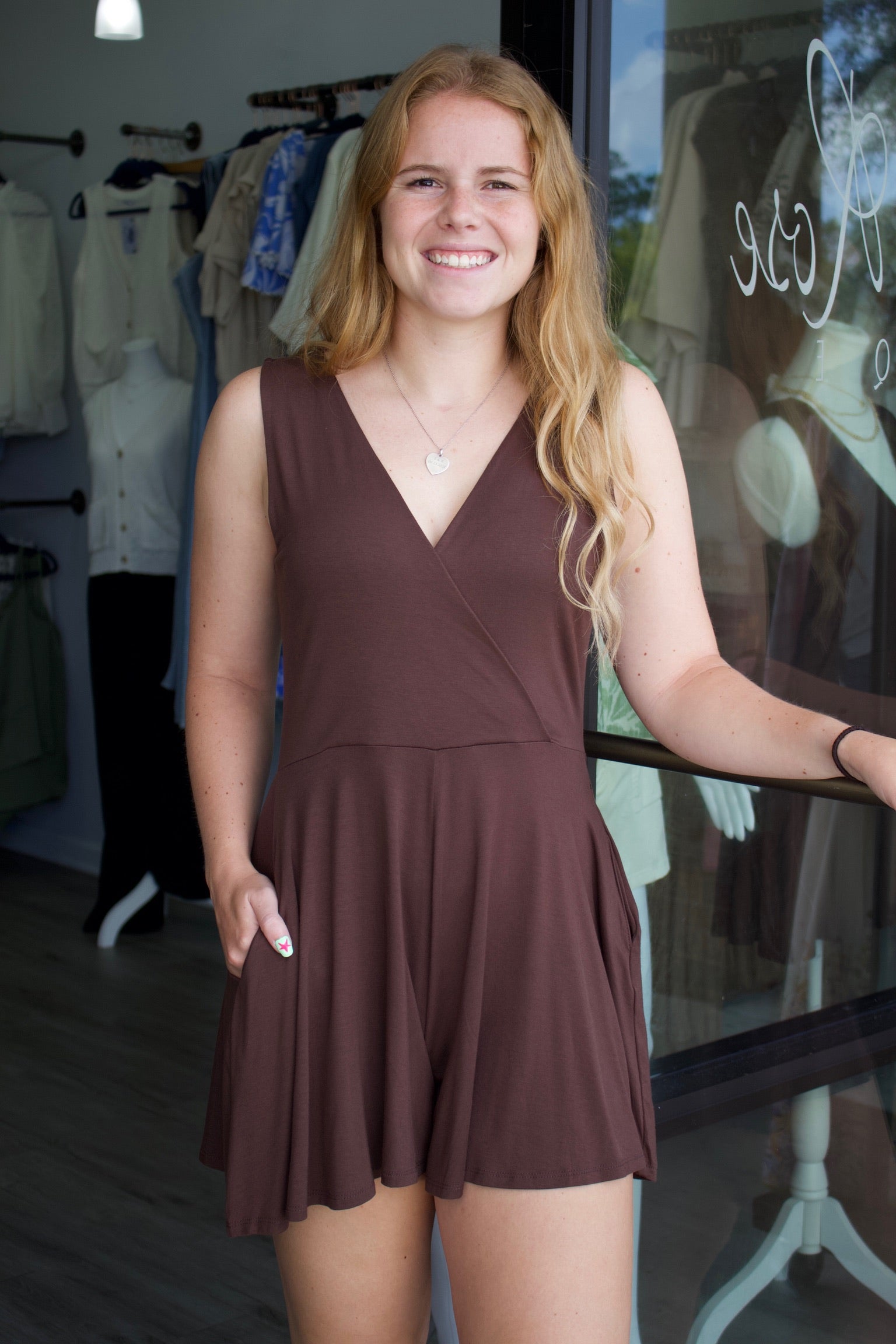 Skyler Surplice Romper