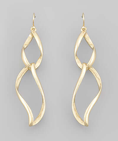 Twisted Marquise Earrings