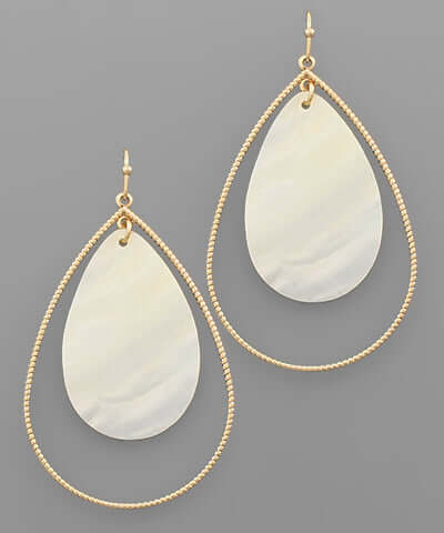 Shell Teardrop Earring