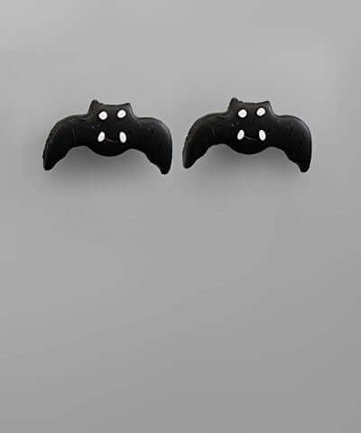 Clay Bat Stud Earrings