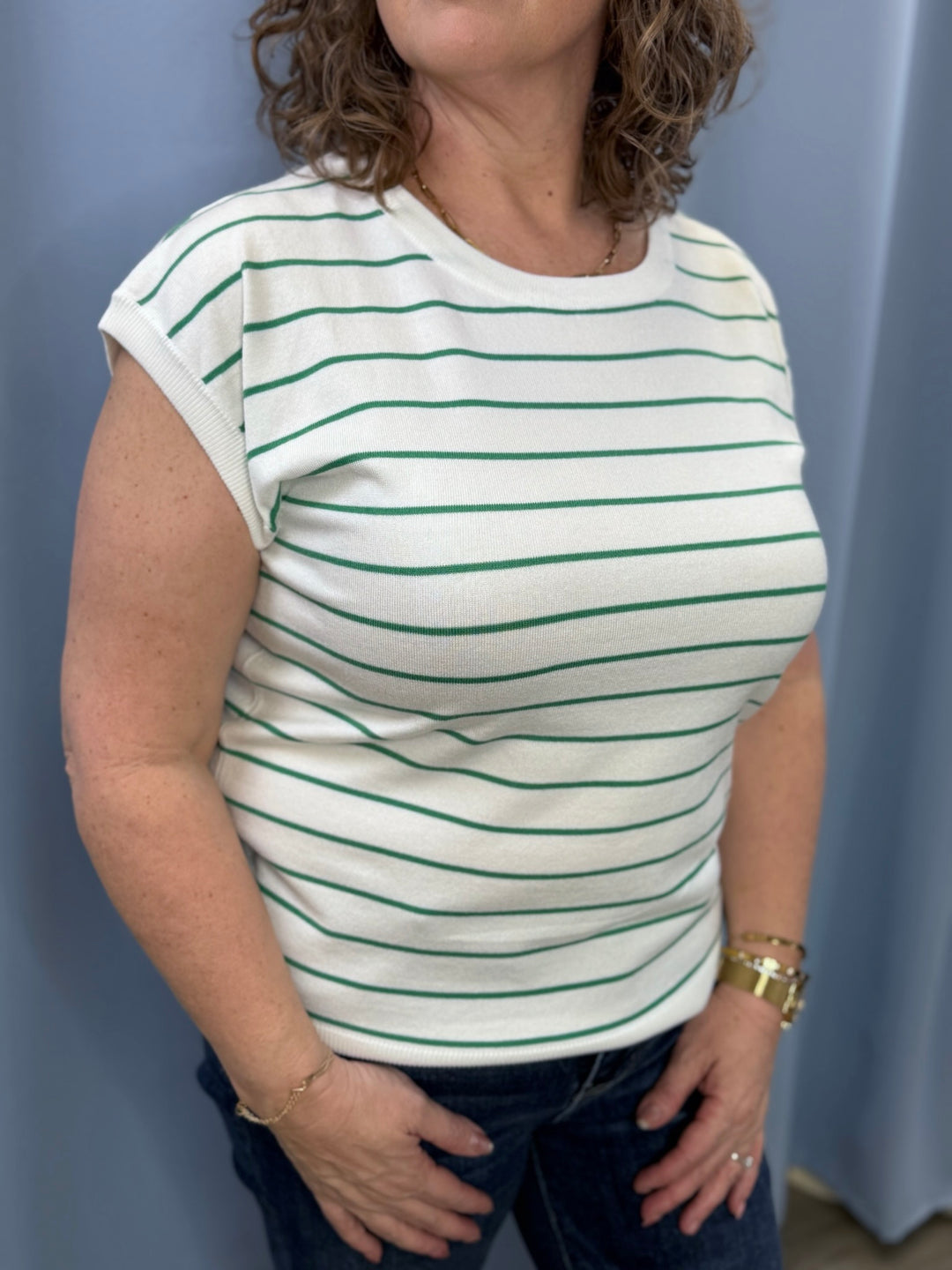 Striped Everyday Sweater Top