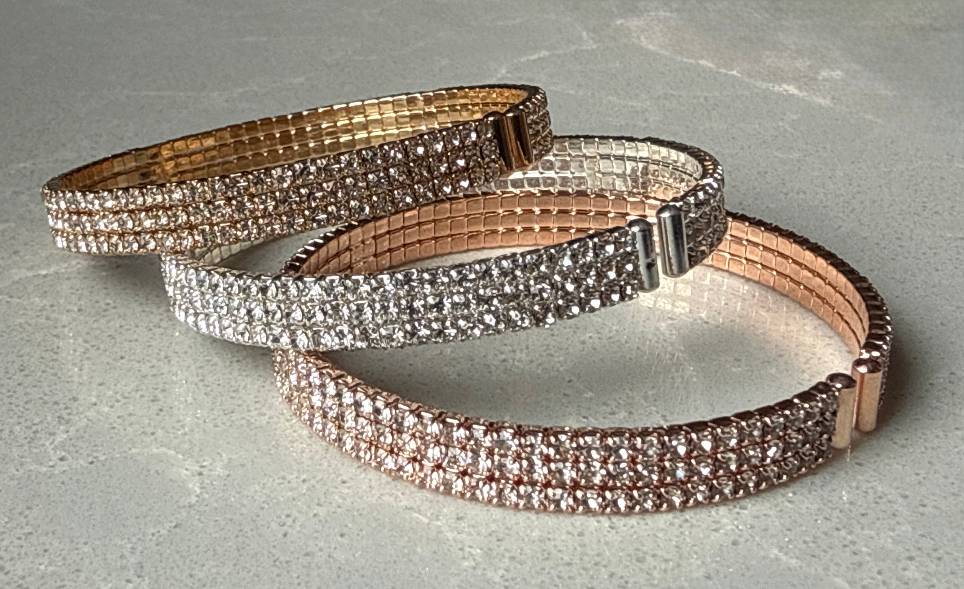 Rhinestone Cuff Bracelet
