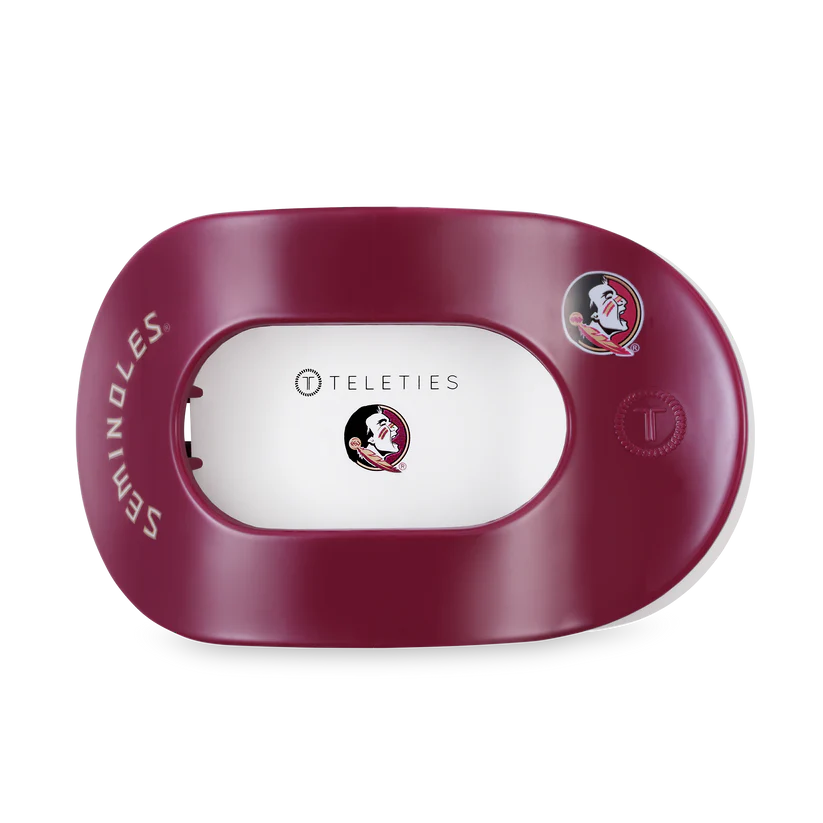 Go Noles! Large Flat Round Hair Clip