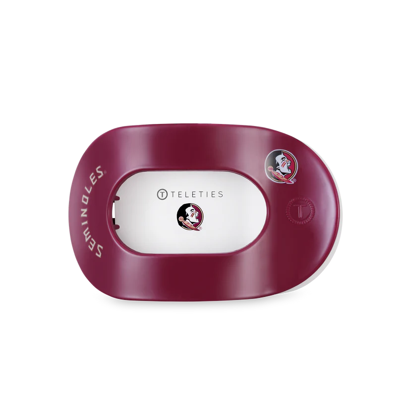 Go Noles! Medium Flat Round Hair Clip