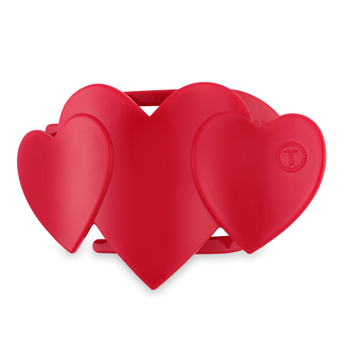 Teleties Red Heart Large Flat Clip