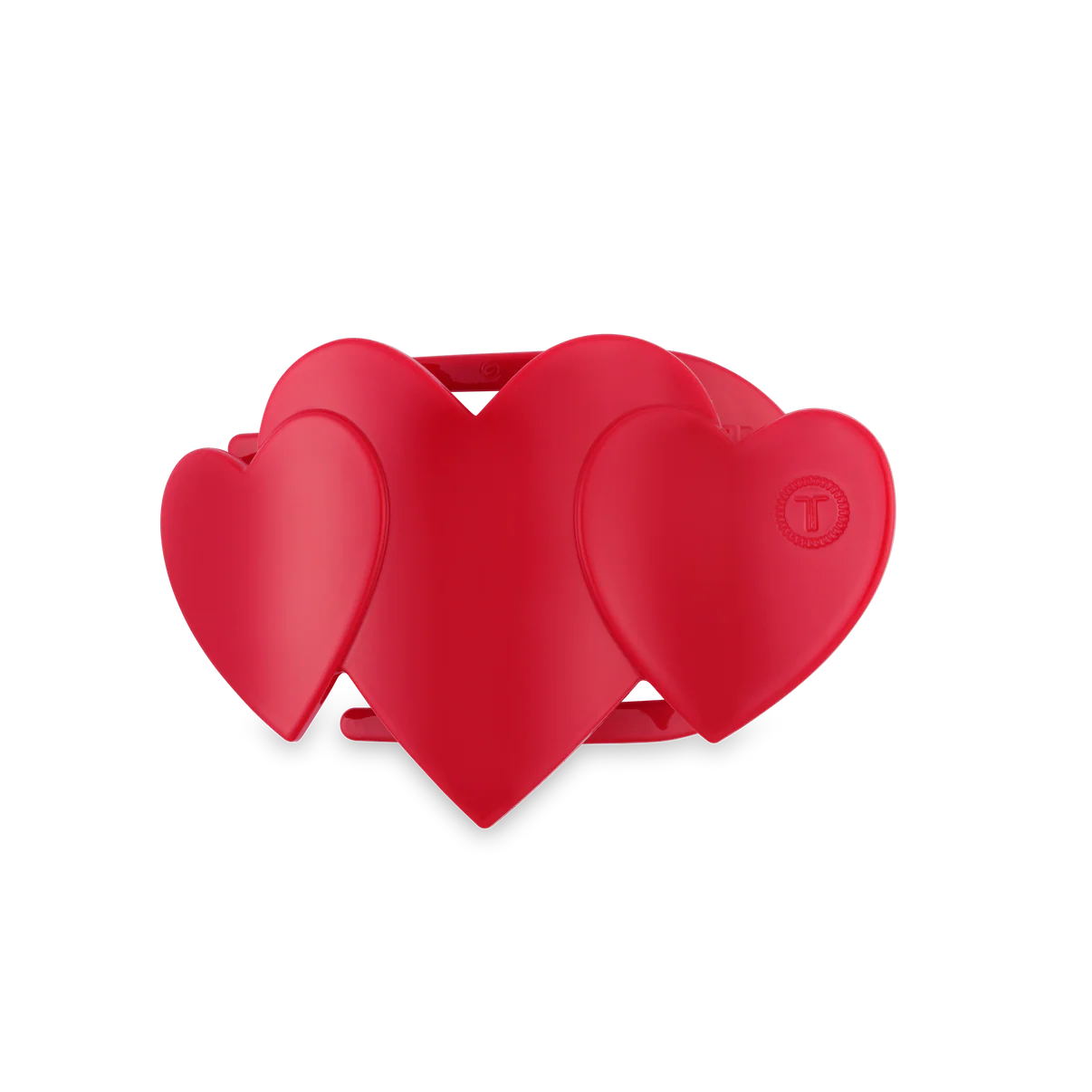 Teleties Red Heart Small Flat Clip