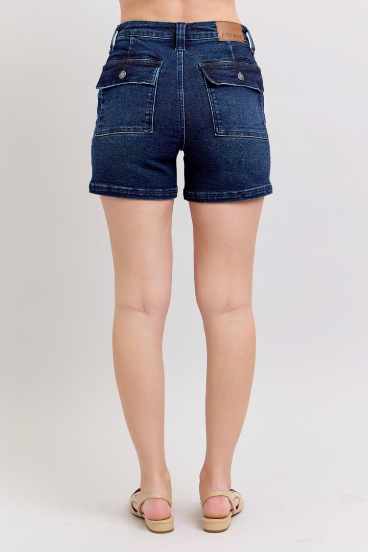 HW “Justine” Back Flap Pocket Shorts