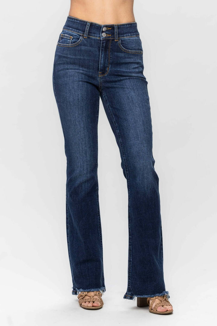 Judy Blue “Tara” HW Vintage Frayed Hem Bootcut