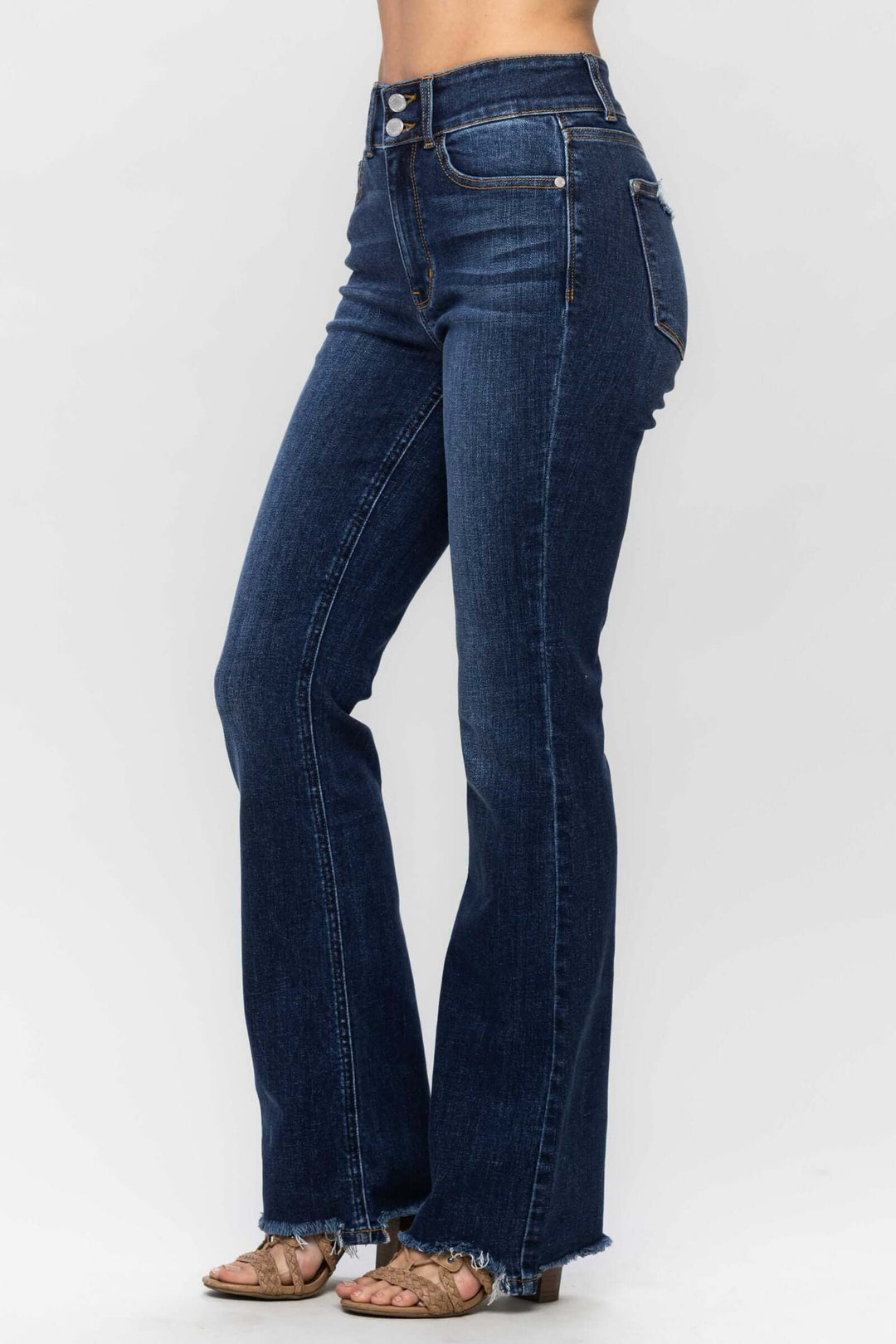Judy Blue “Tara” HW Vintage Frayed Hem Bootcut