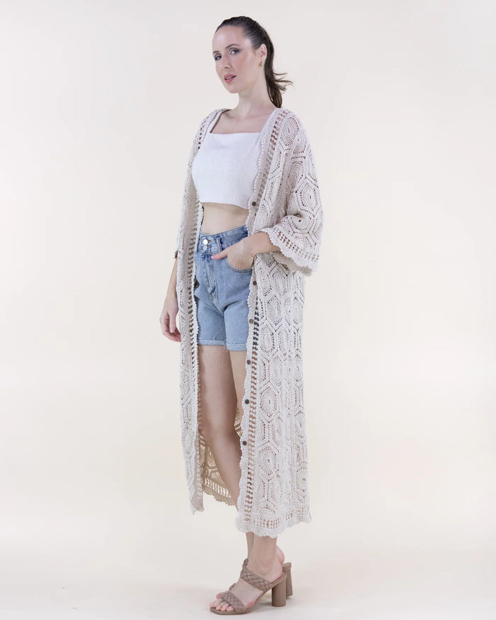 Sunburst Crochet Cardigan