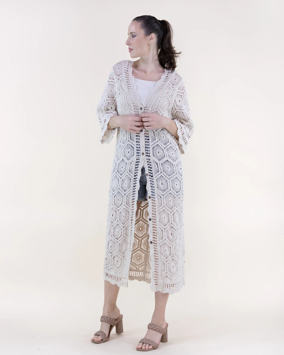 Sunburst Crochet Cardigan