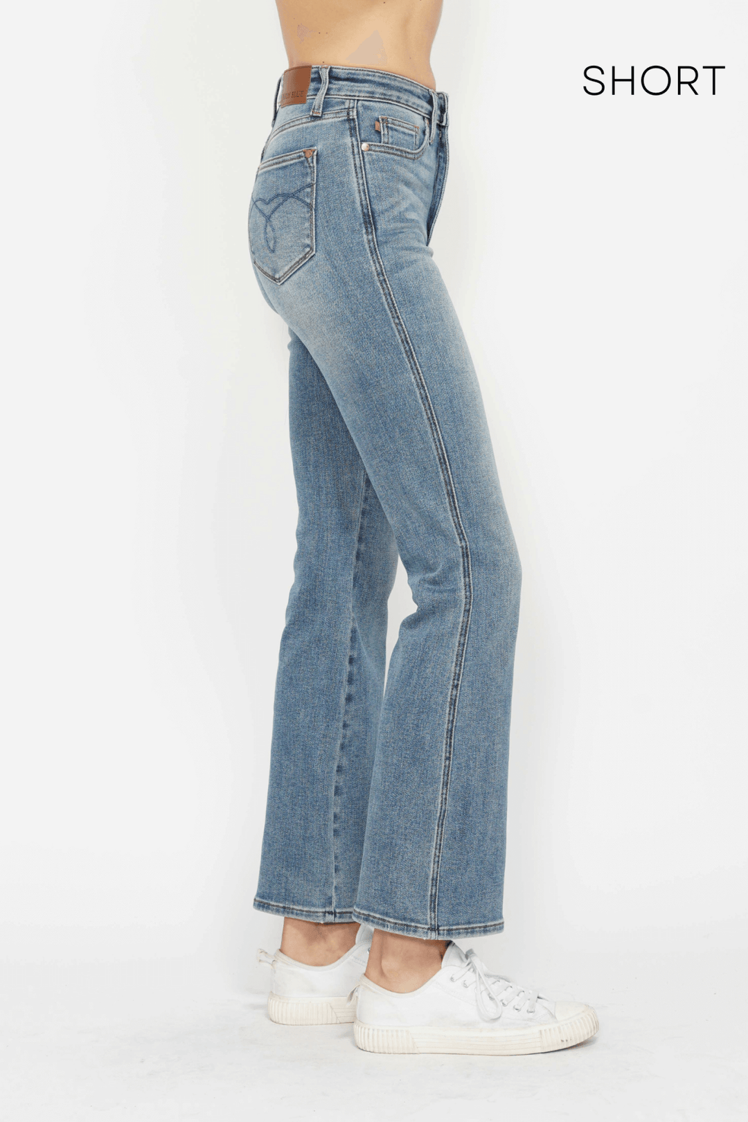 Judy Blue "Iris" HW Tummy Control Bootcut Medium Wash (3 Lengths)