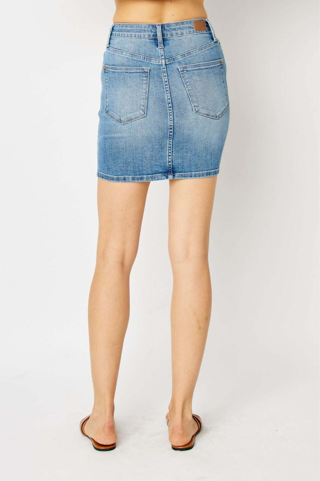 Judy Blue "Sleek Silhouette" Tummy Control Skirt