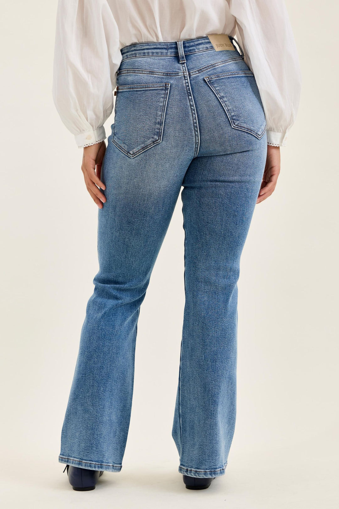 Judy Blue "Daisy" High Rise Tummy Control Short Inseam Bootcut