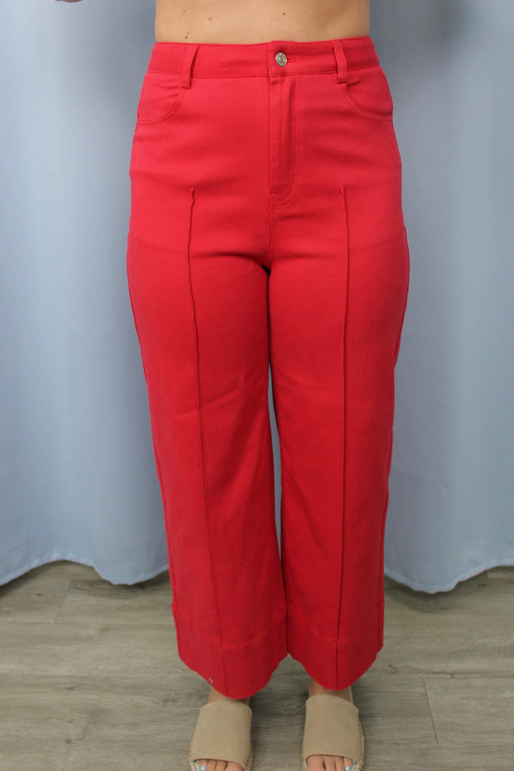 Entro Red Pants
