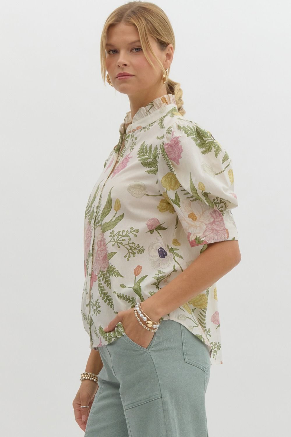 The Dahlia Ruffle Blouse