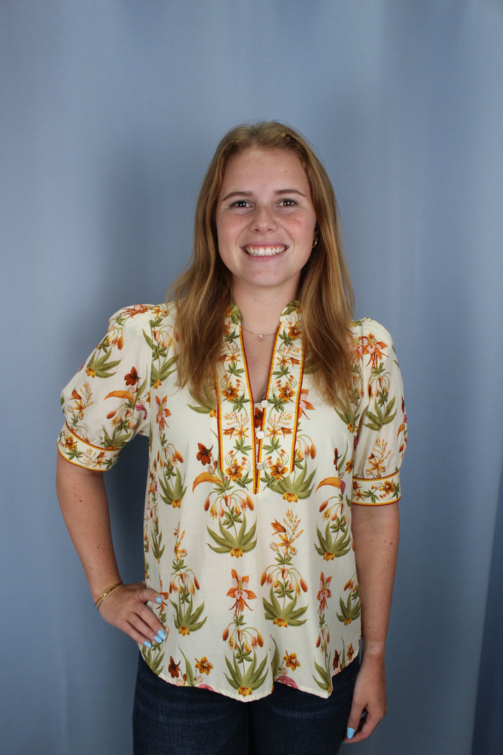 Fall Floral Top