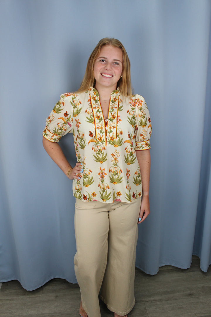 Fall Floral Top