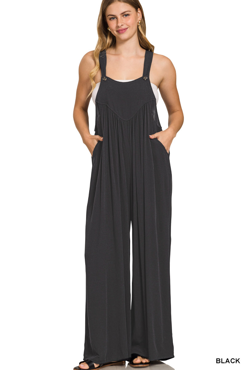 Black Woven Jumpsuit