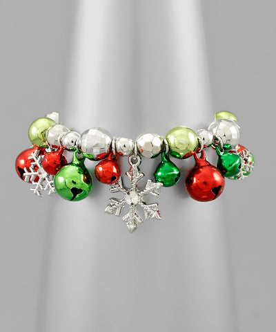 Snowflake & Christmas Ball Bracelet