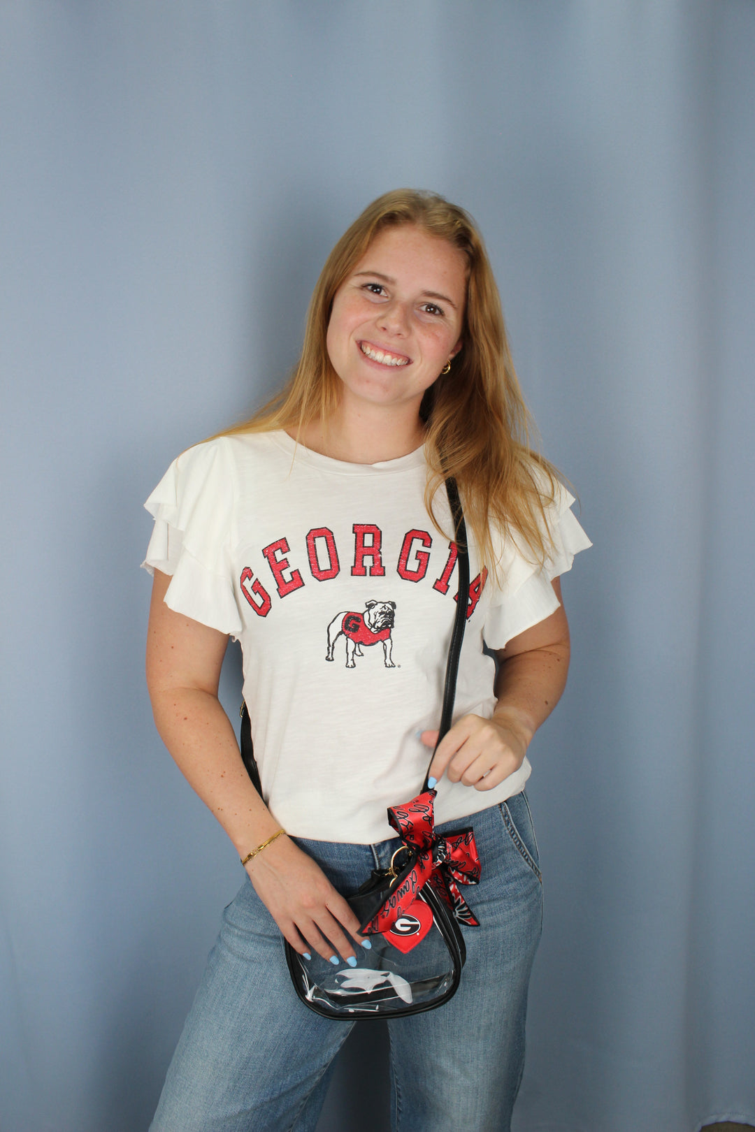 Georgia Bulldogs Flutter Sleeve