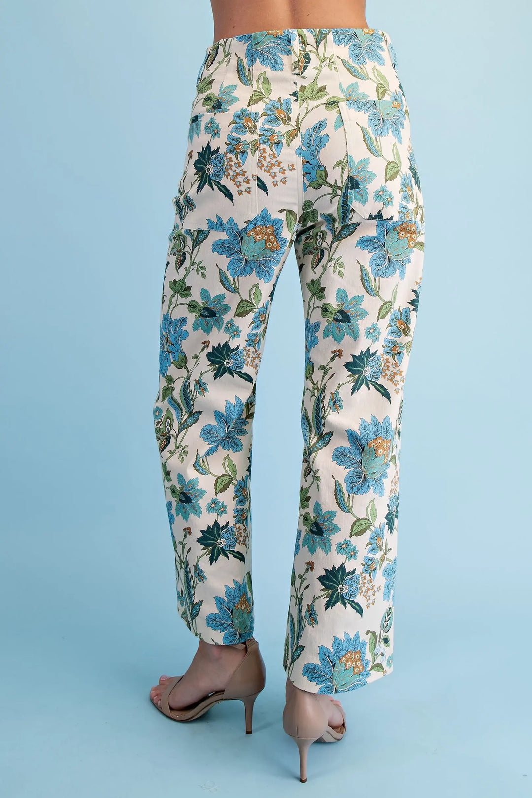 Floral Ankle Cropped Pant