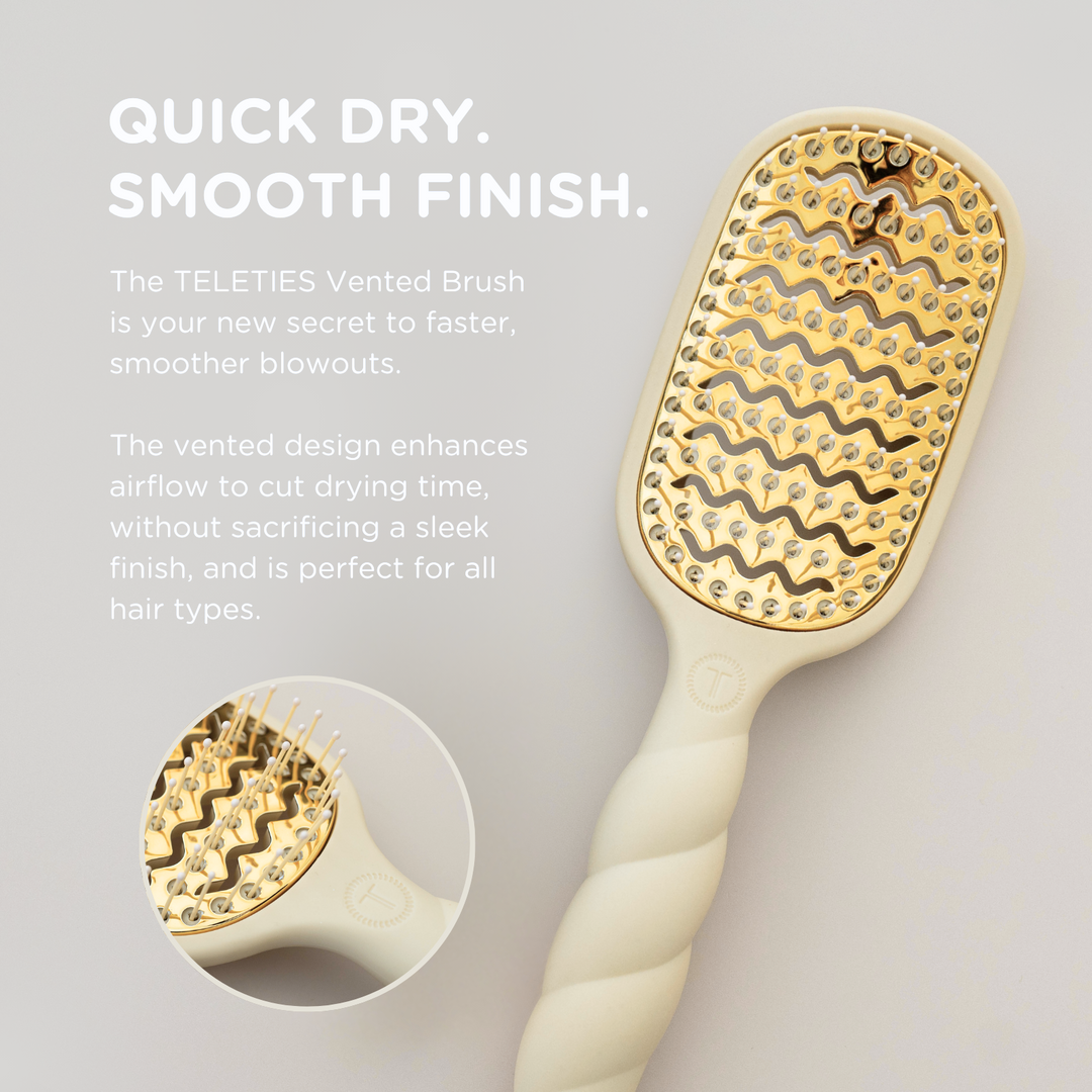 Vented Hair Brush- Tan