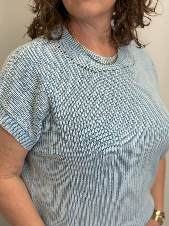 Elwood Drop Needle Stitch Sweater