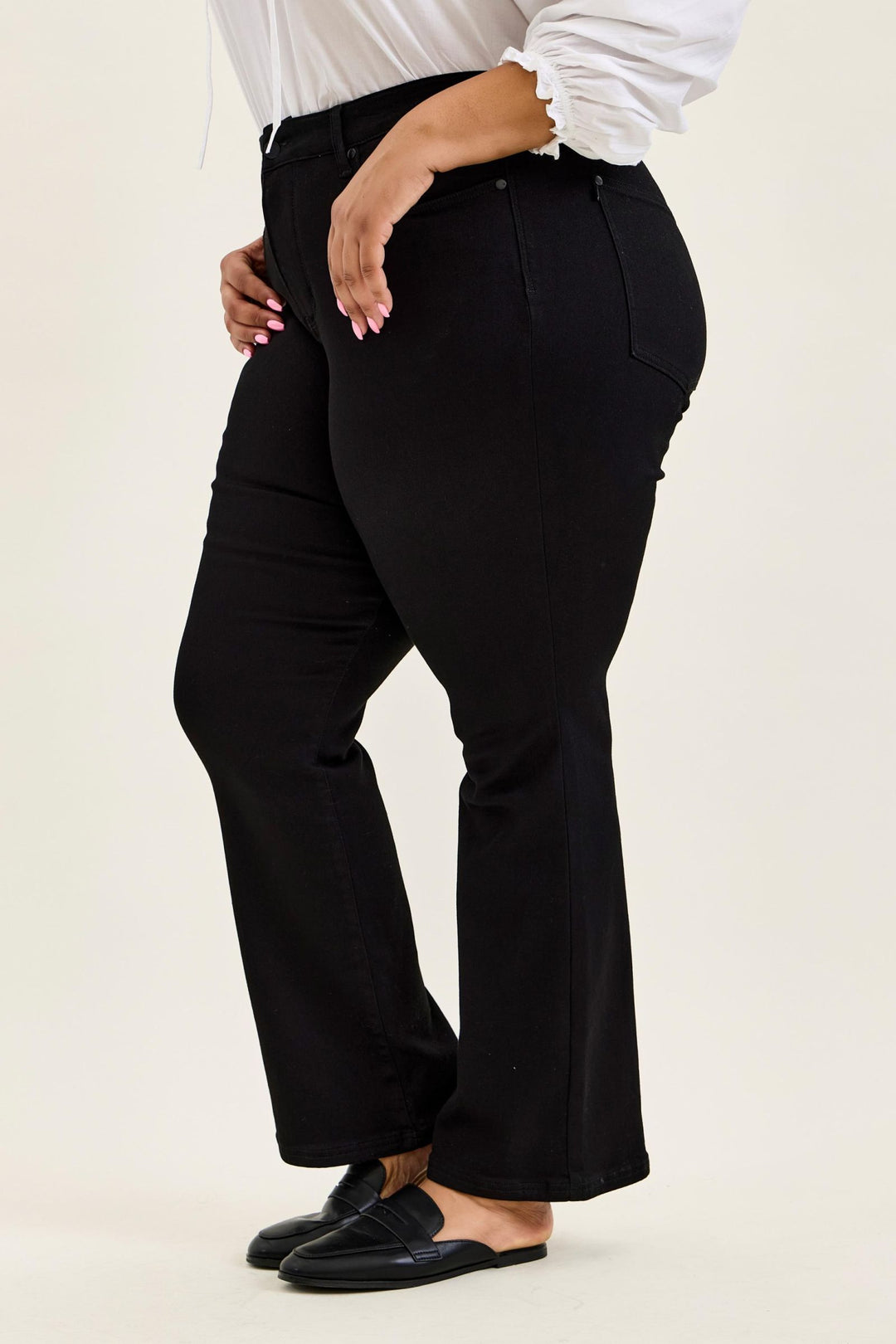 Judy Blue Black High Waist Tummy Control Bootcut Jeans