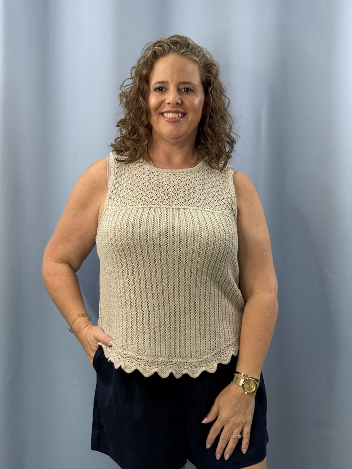 SUSIE CROCHET TANK