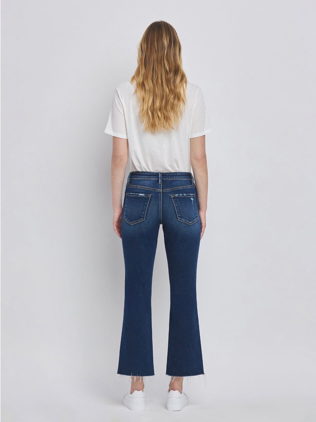 Lovervet High Rise Mini Ankle Bootcut Jean