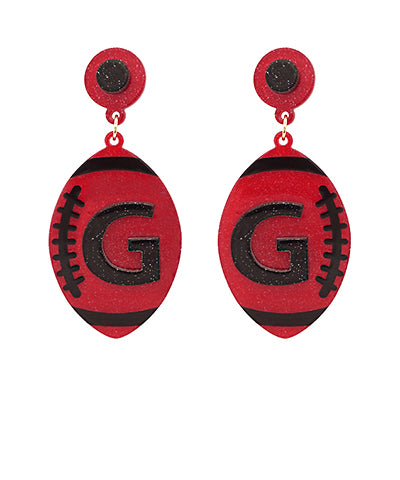 Game Day “G” Football Dangle