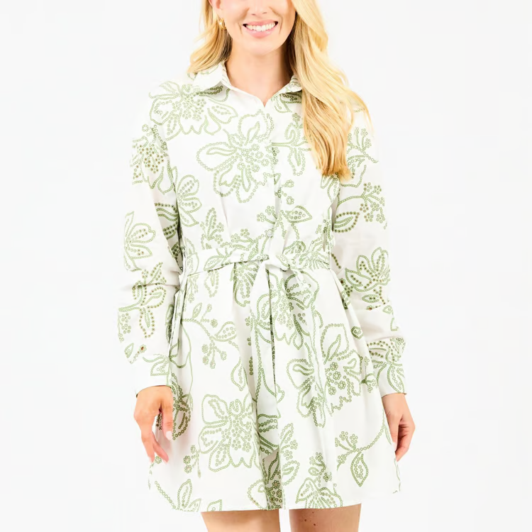 Mary Square “Sarah” Lacecap Dress