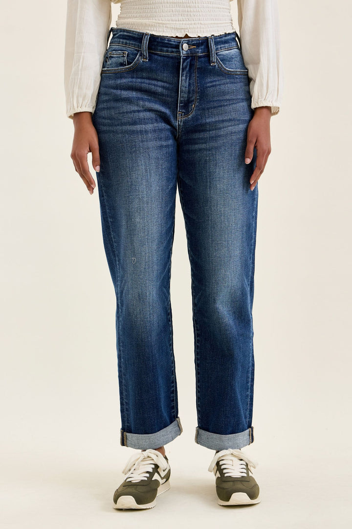 Judy Blue Mid Rise Billie Boyfriend Jean