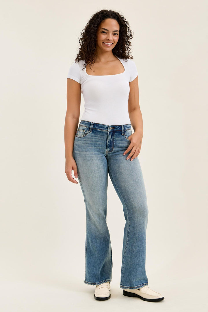 Judy Blue "Daisy" Low Rise Bootcut Jean