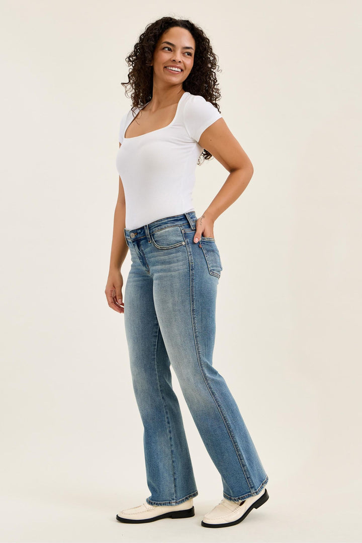 Judy Blue "Daisy" Low Rise Bootcut Jean