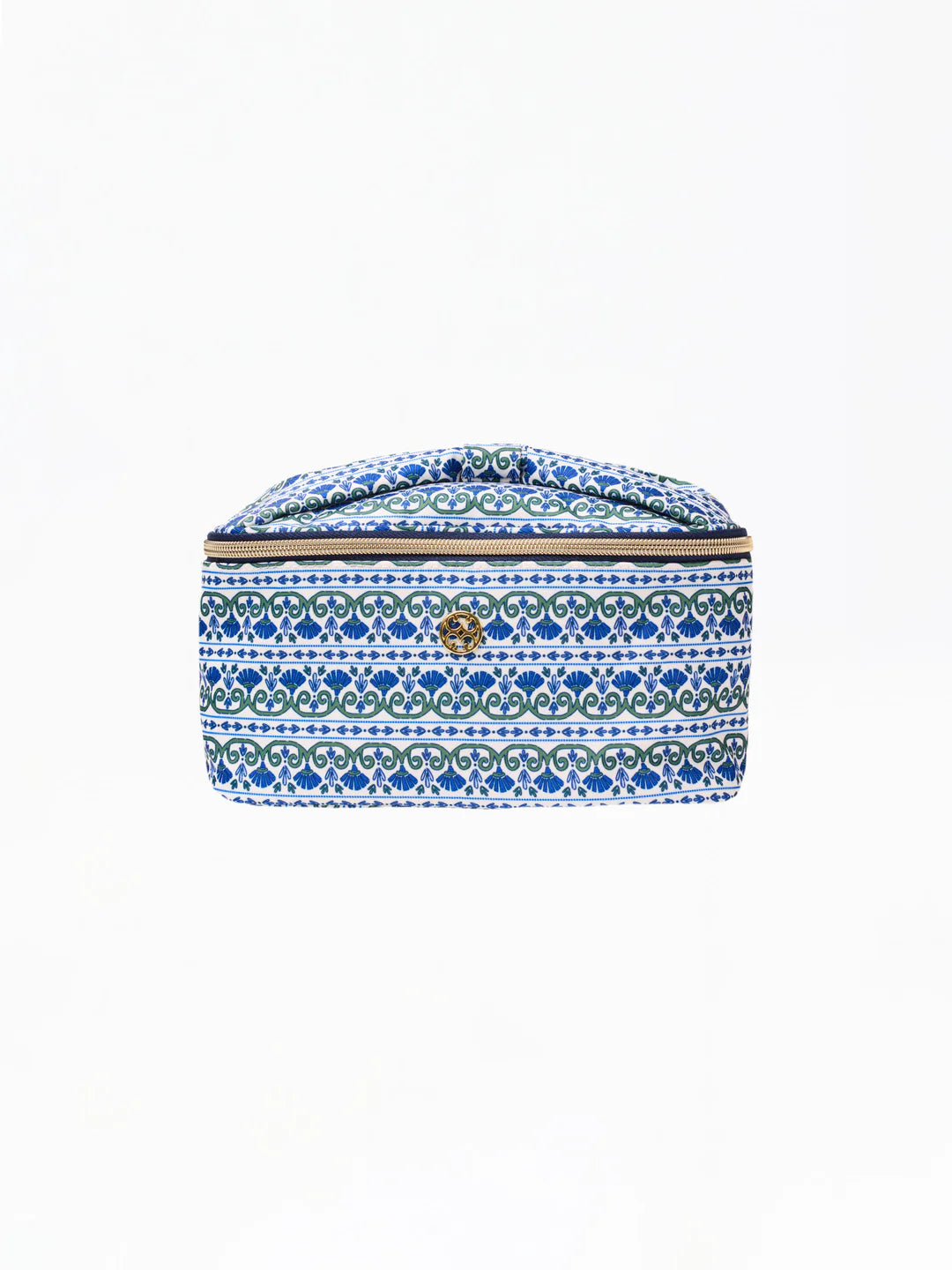 Kiss and Makeup Bag- Floral Foulard