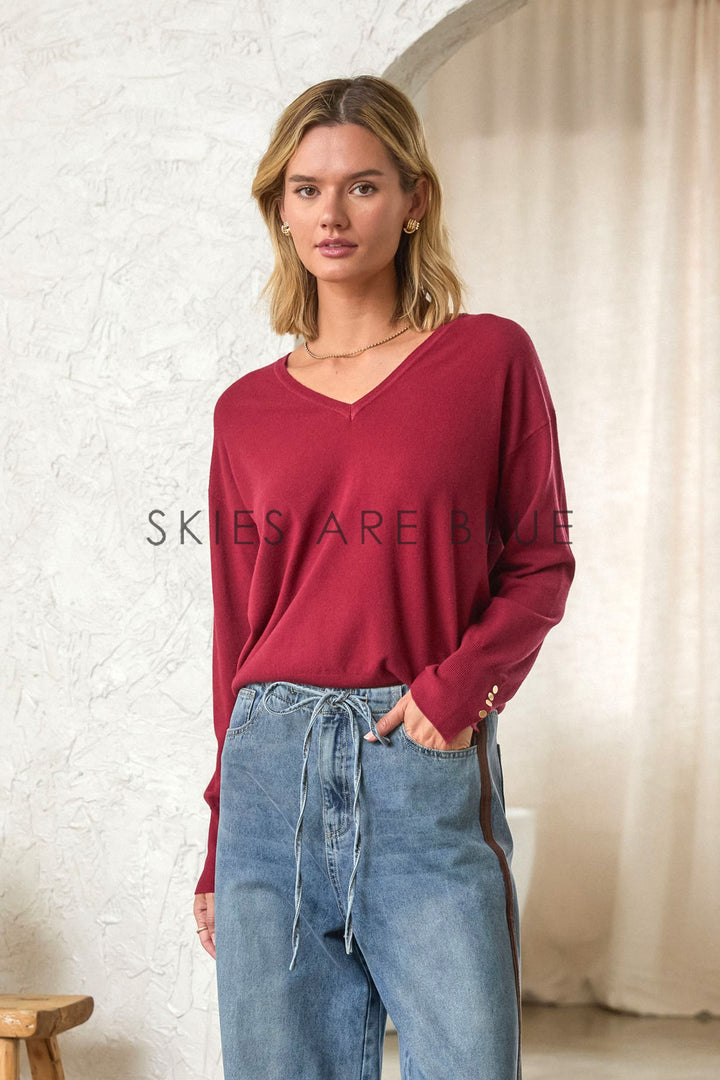 V Neck Sweater